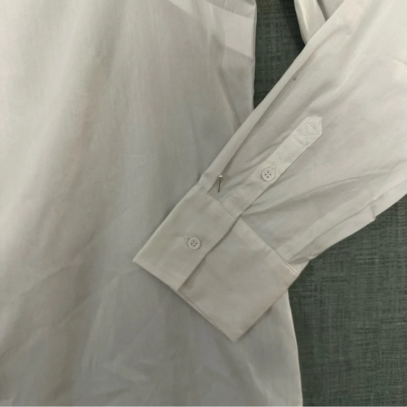 Marled Reunited Clothing women's button up collared shirt basic shirt size L - Picture 4 of 11